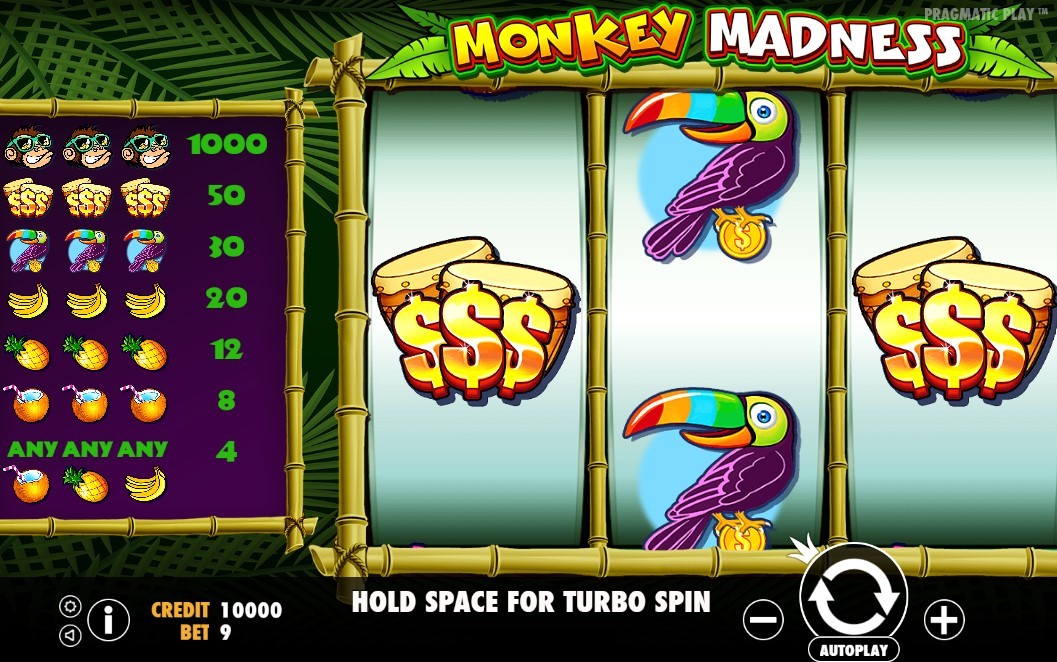 Monkey Madness Slot Gameplay