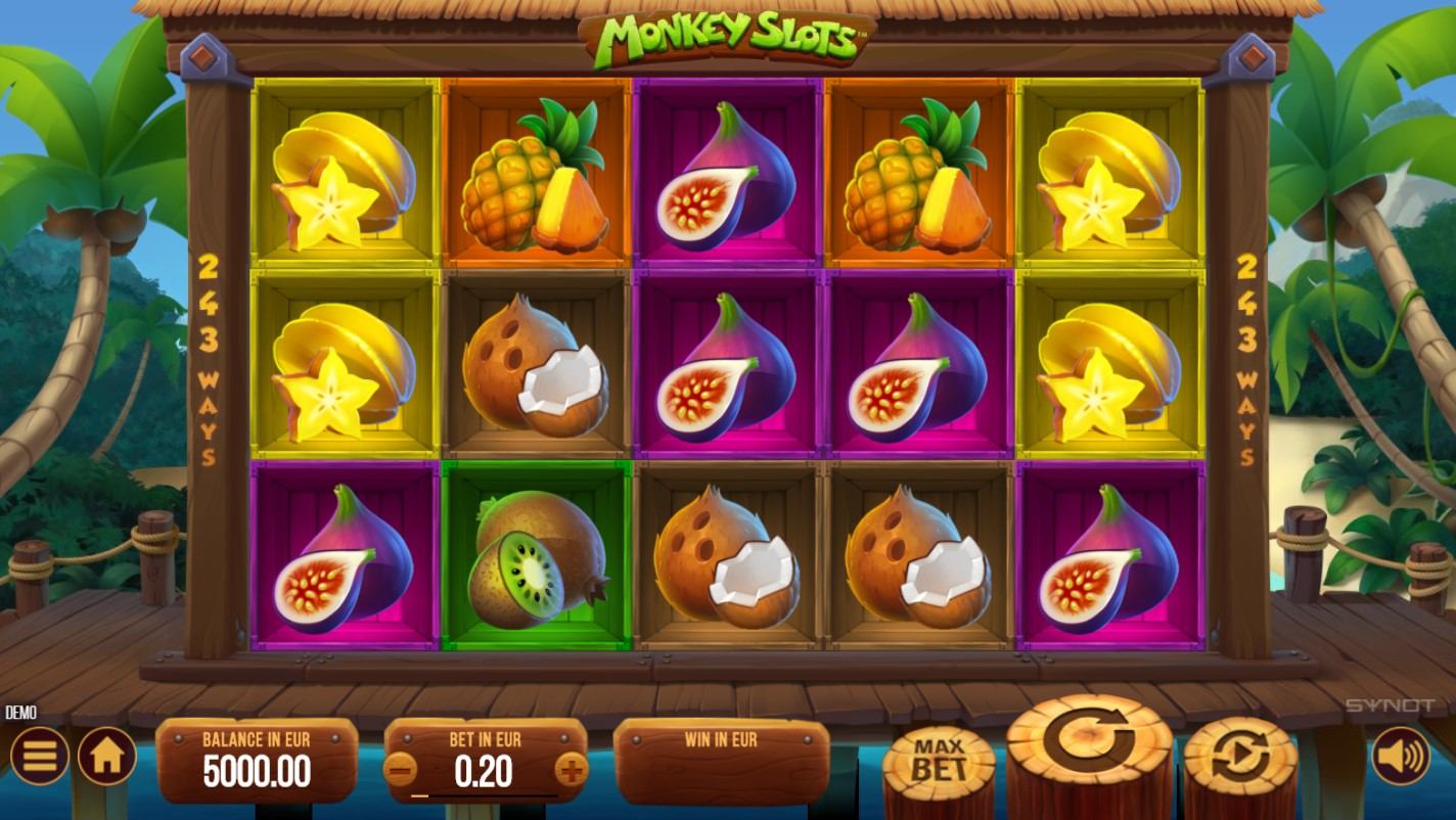 Monkey Slots Slot Gameplay