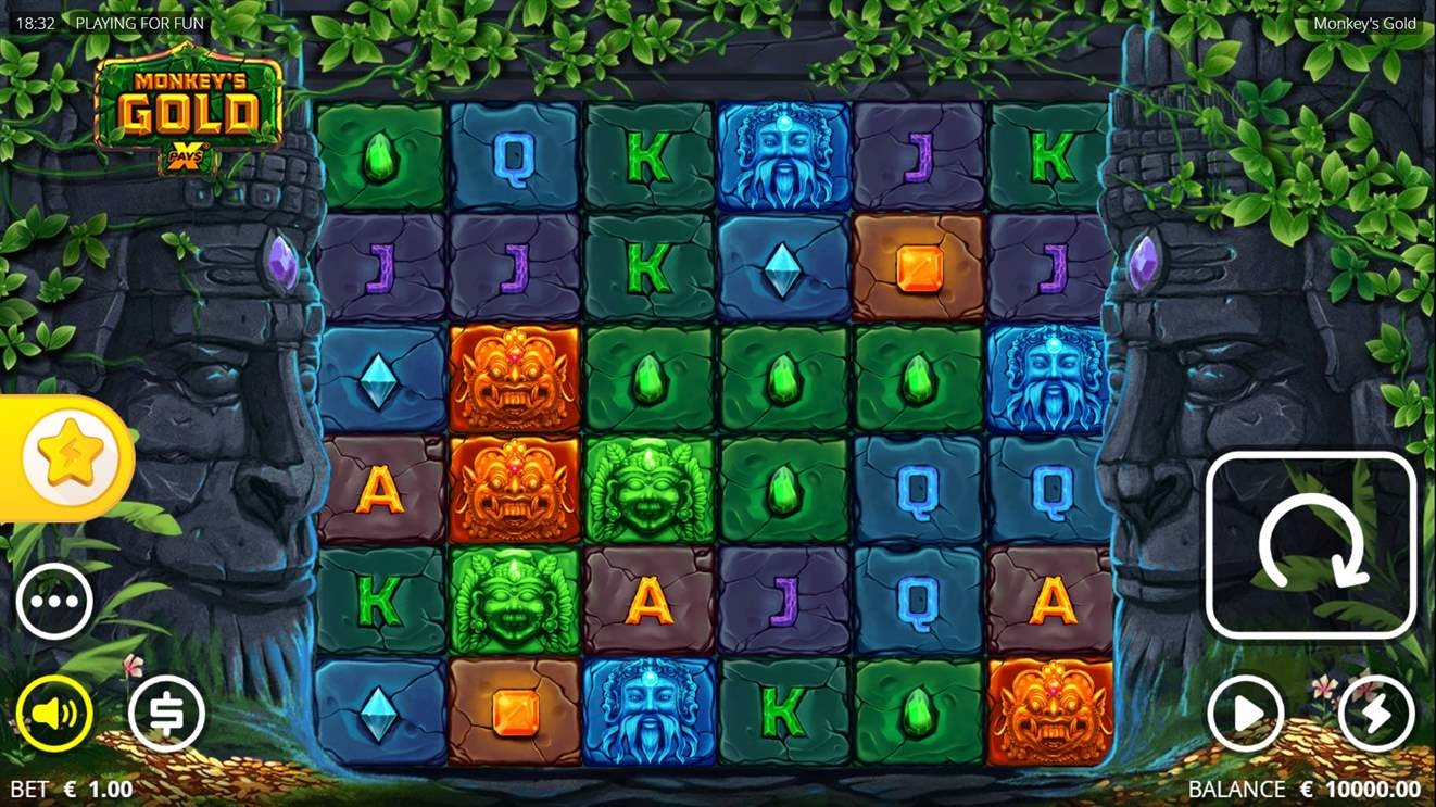 Monkeys Gold Xpay Slot Gameplay