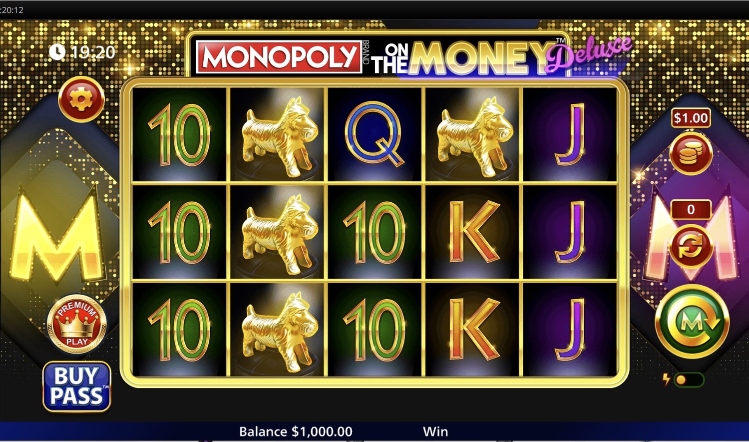 Monopoly on the Money Deluxe Slot Gameplay