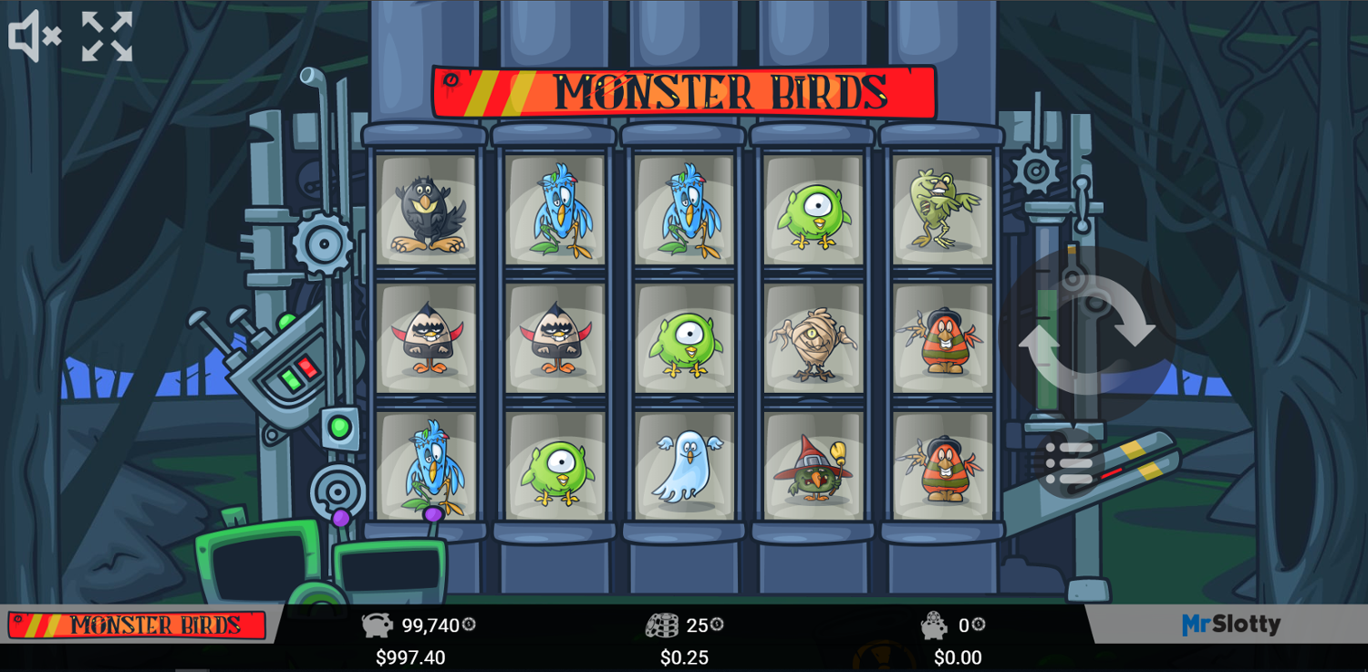 Monster Birds Slot Gameplay