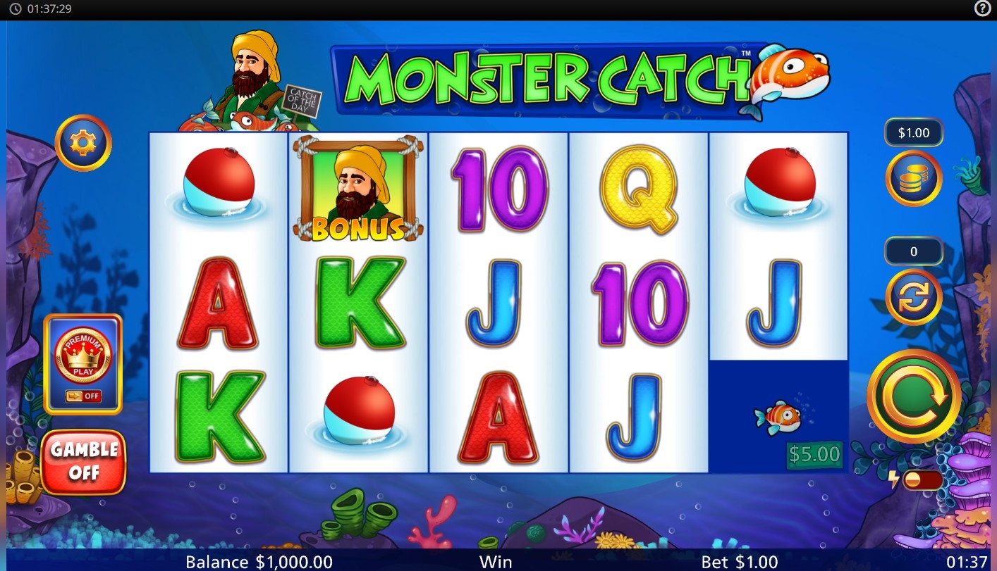 Monster Catch Slot Gameplay