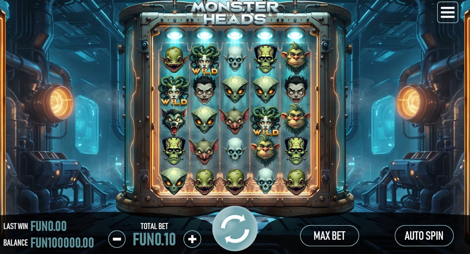 Monster Heads Slot Gameplay