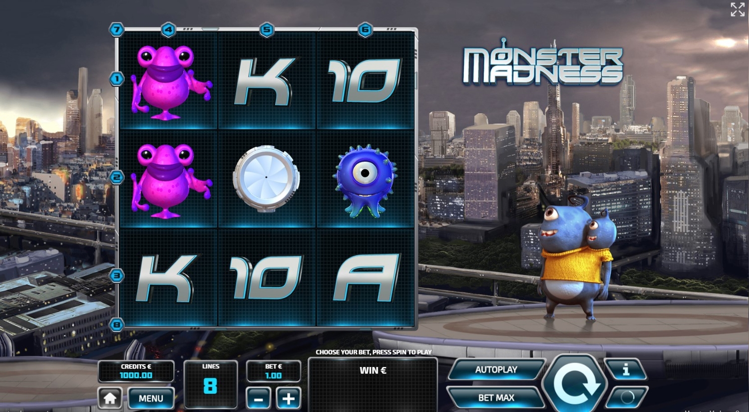 Monster Madness Slot Gameplay