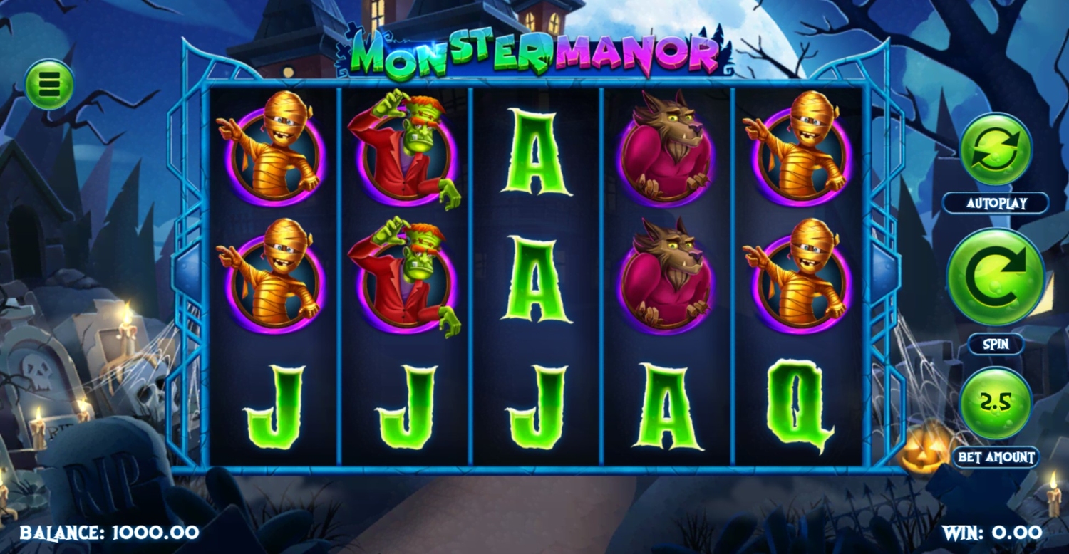 Monster Manor Slot Gameplay