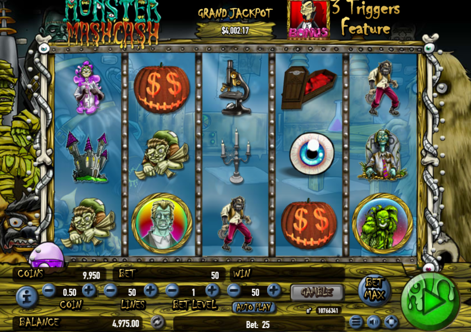 Monster Mash Cash Slot Gameplay
