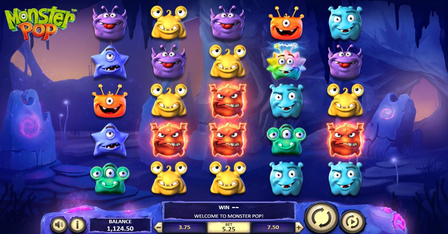 Monster Pop Slot Gameplay