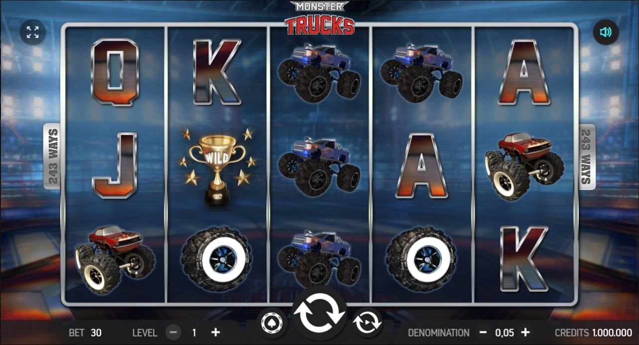 Monster Trucks Slot Gameplay