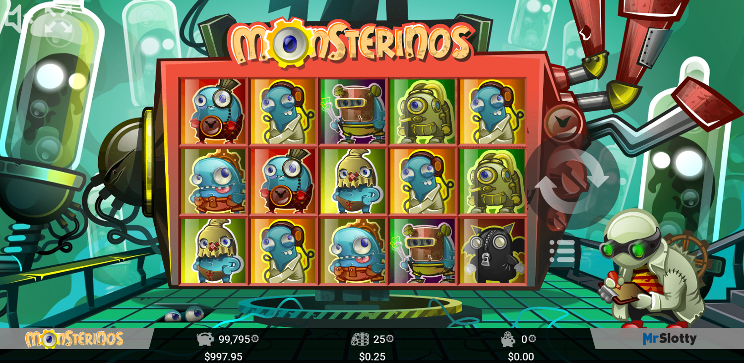 Monsterinos Slot Gameplay