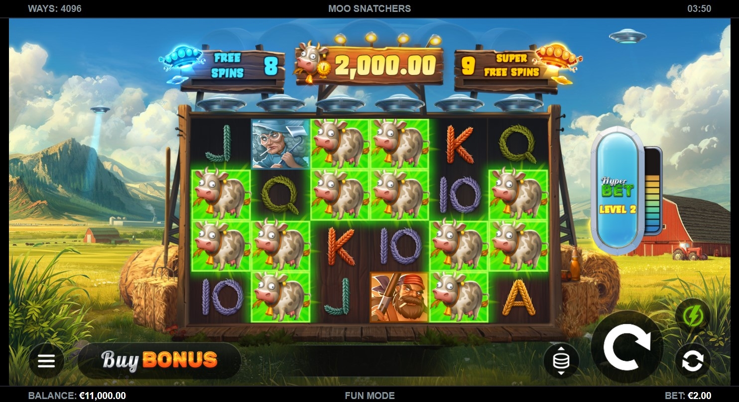 Moo Snatchers Slot Gameplay