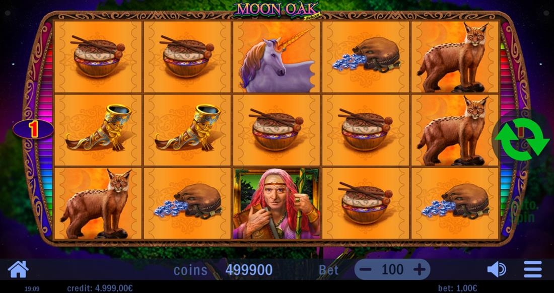 Moon Oak Deluxe Slot Gameplay