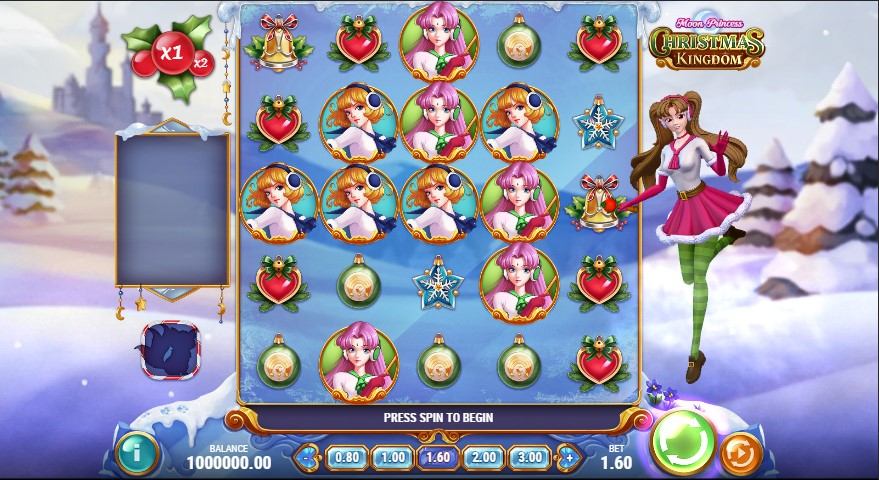 Moon Princess Christmas Kingdom Slot Gameplay