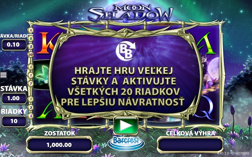 Moon Shadow Slot Gameplay