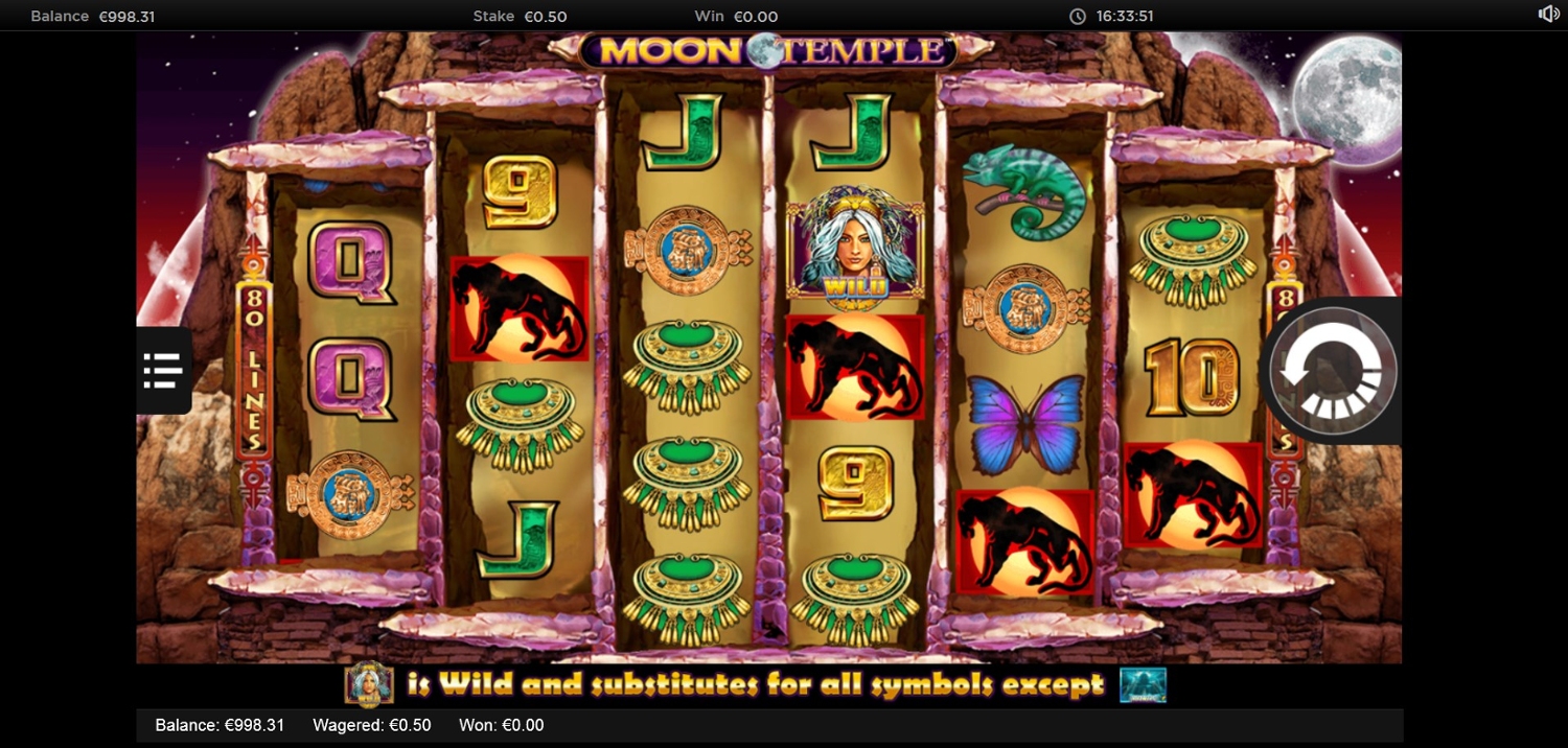 Moon Temple Slot Gameplay