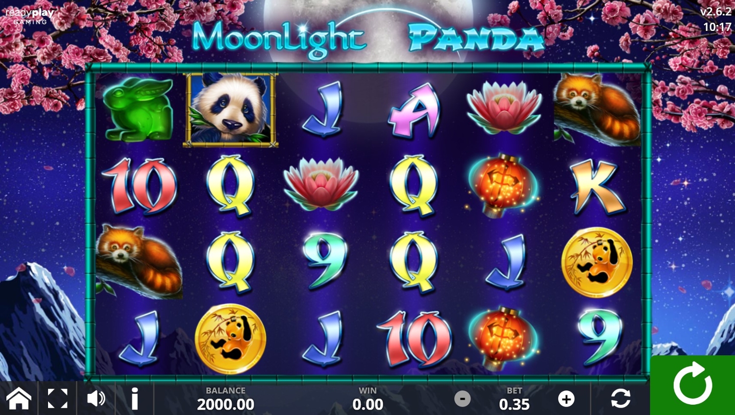 Moonlight Panda Slot Gameplay