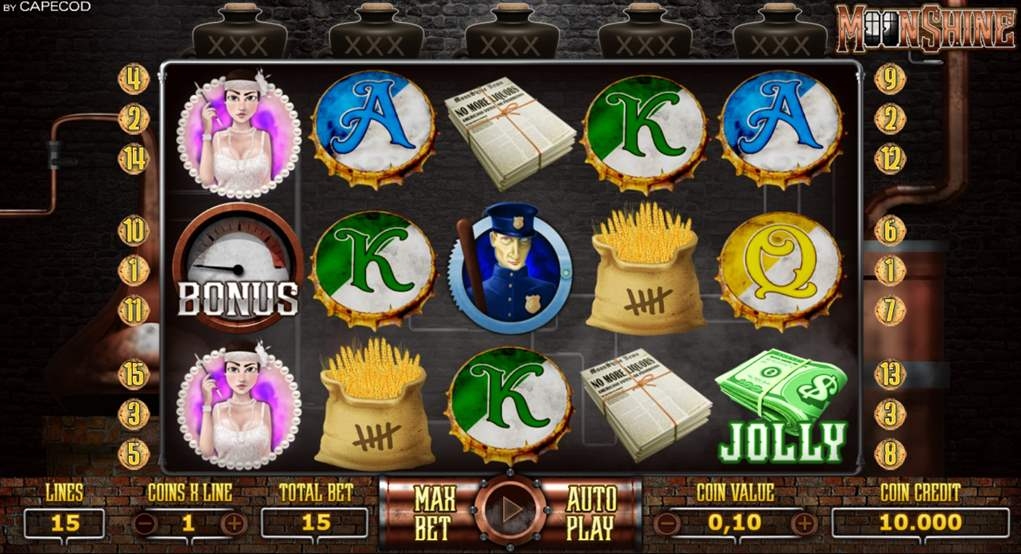 Moonshine Slot Gameplay