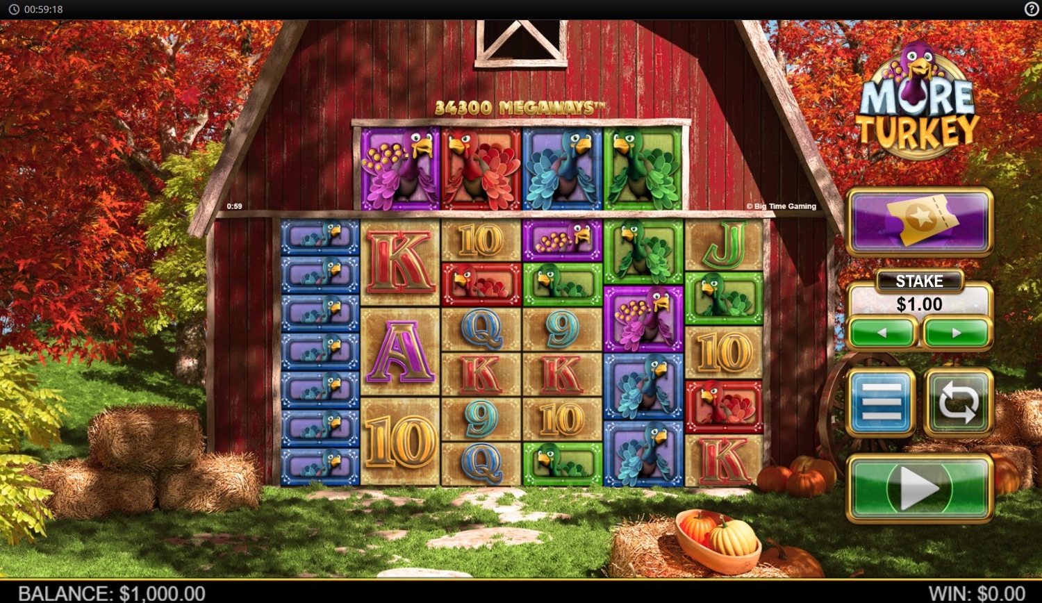 More Turkey Slot Gameplay