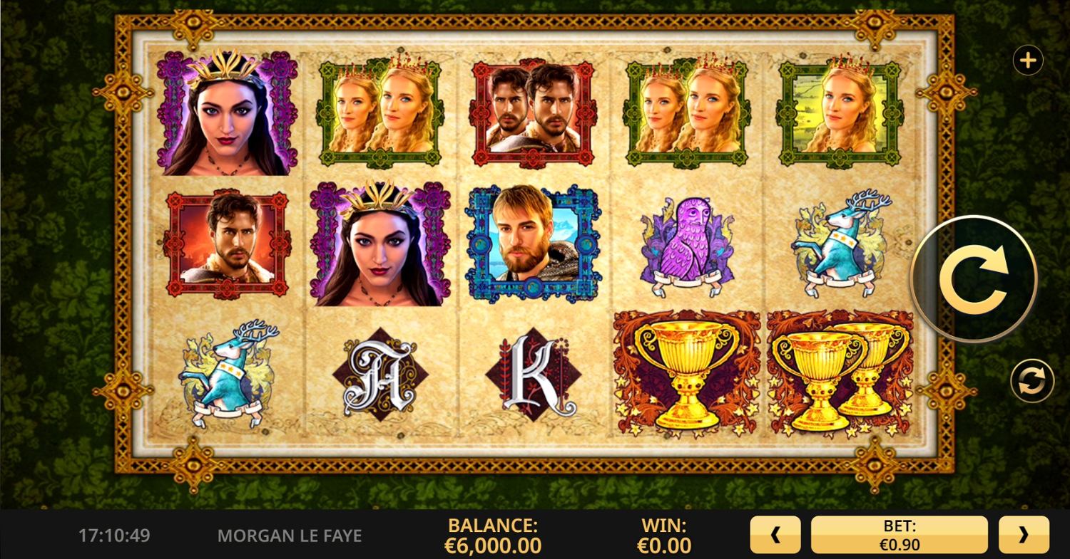 Morgan Le Faye Slot Gameplay