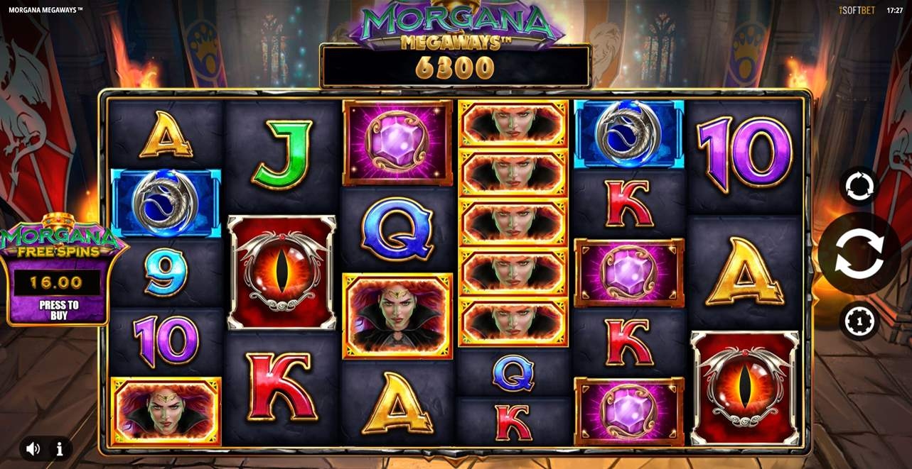 Morgana Megaways Slot Gameplay