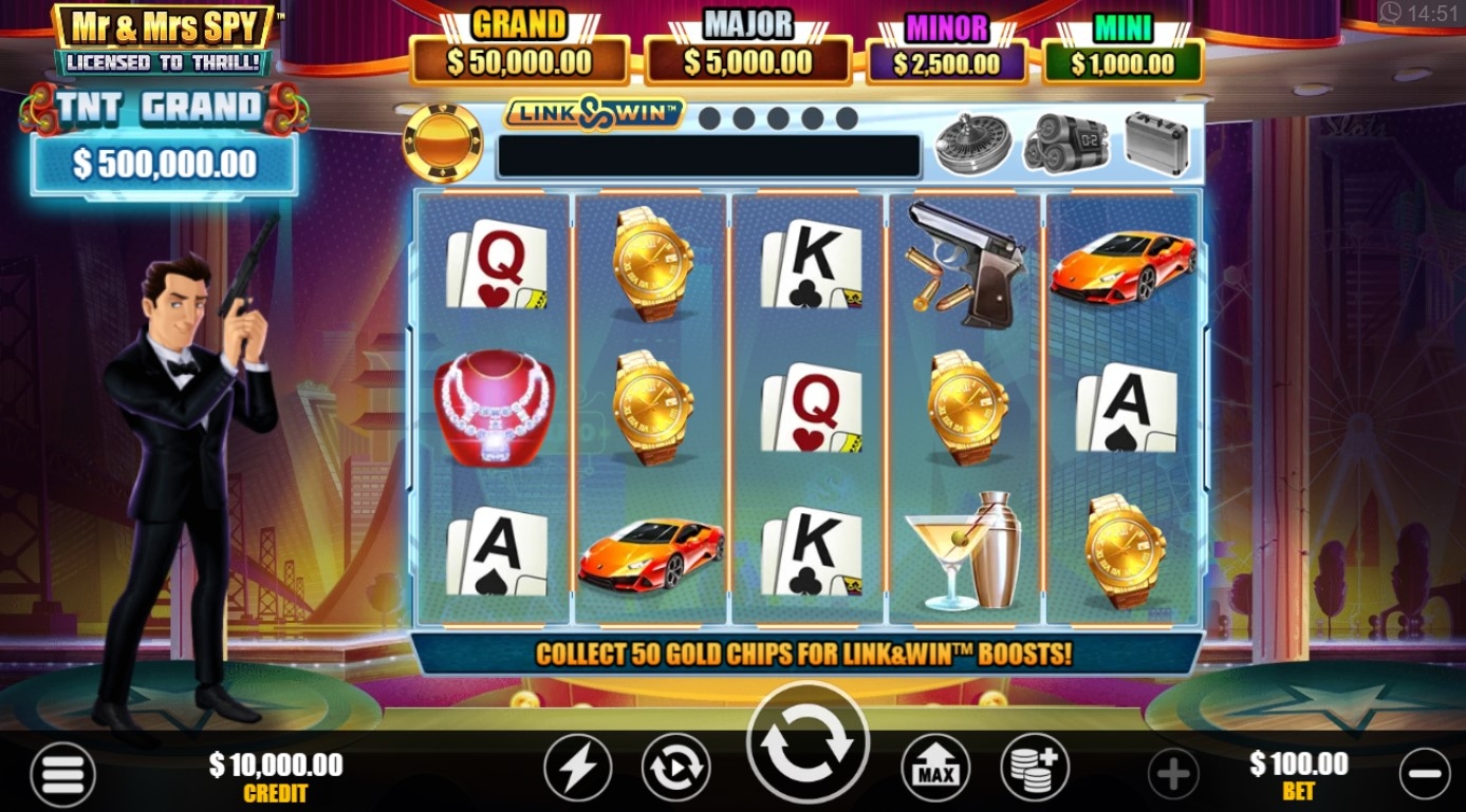 Mr & Mrs Spy Slot Gameplay