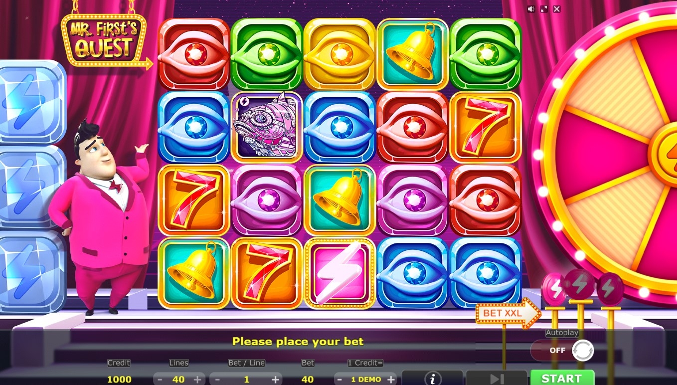 Mr. First's Quest Slot Gameplay