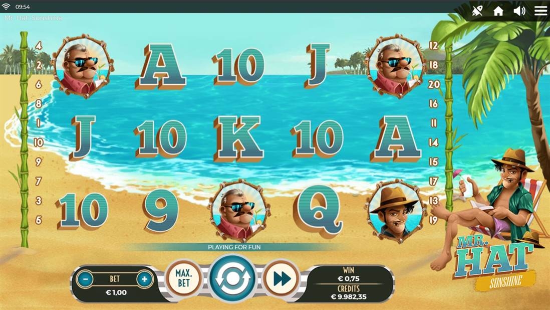 Mr. Hat Sunshine Slot Gameplay