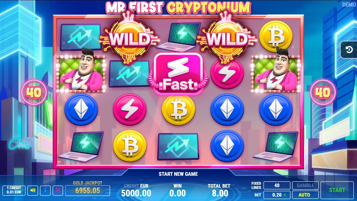 Mr First Cryptonium Slot Gameplay
