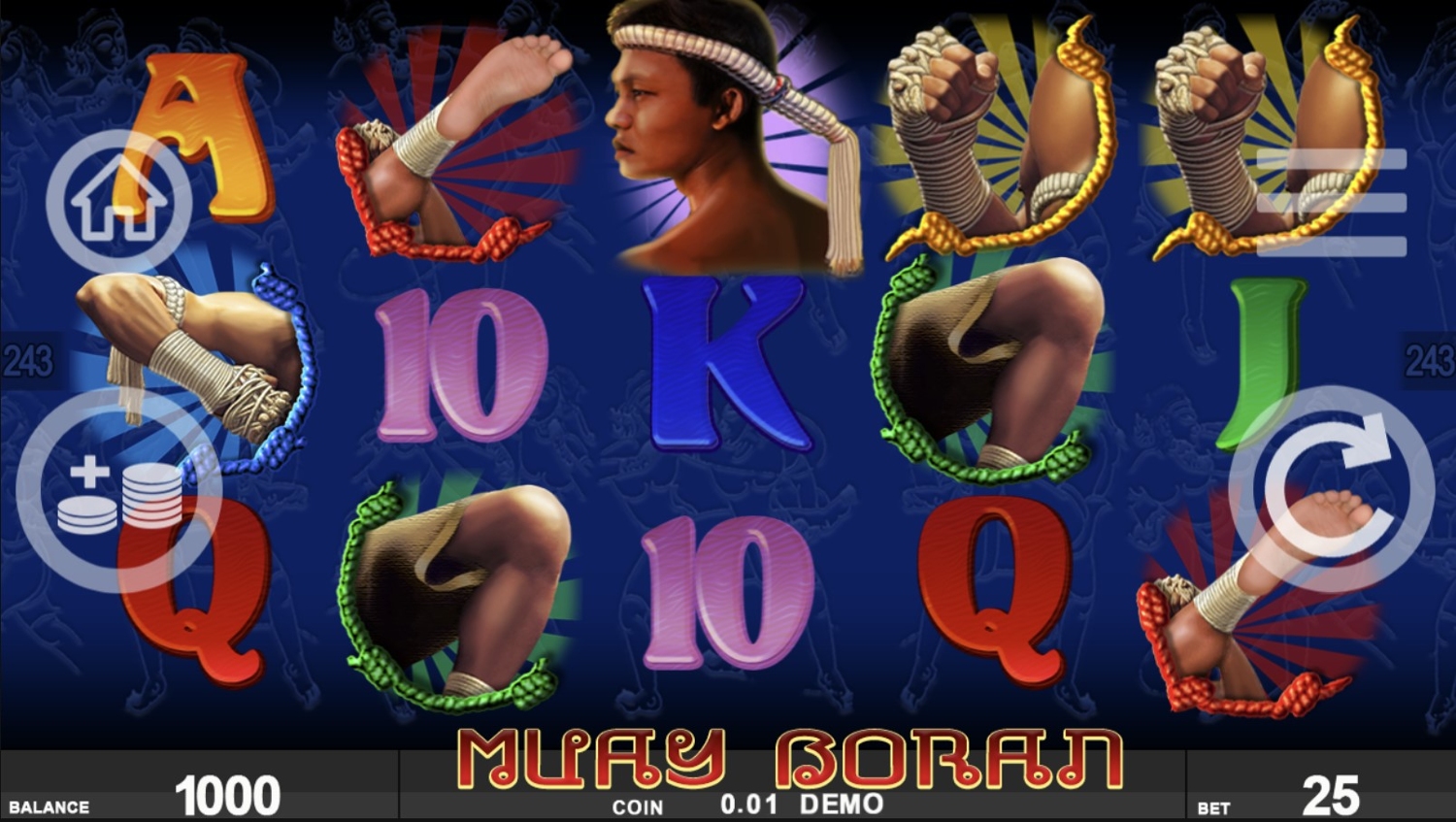 Muay Boran Slot Gameplay