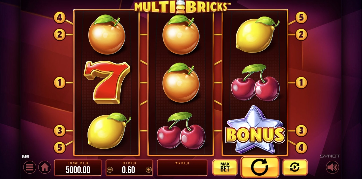 Multi Bricks Slot Gameplay