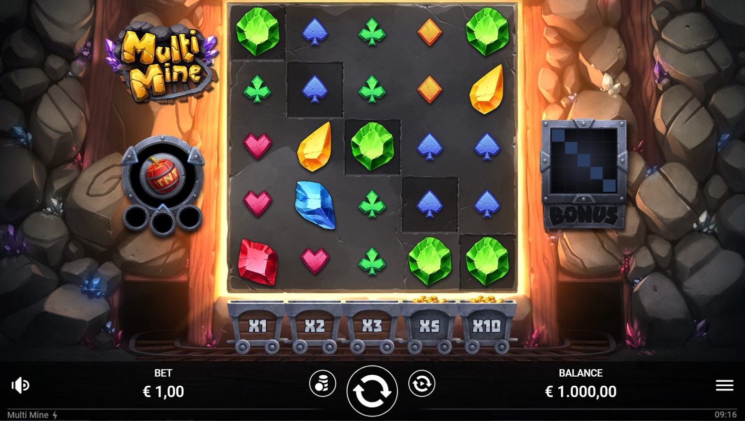 Multi Mine Slot Gameplay