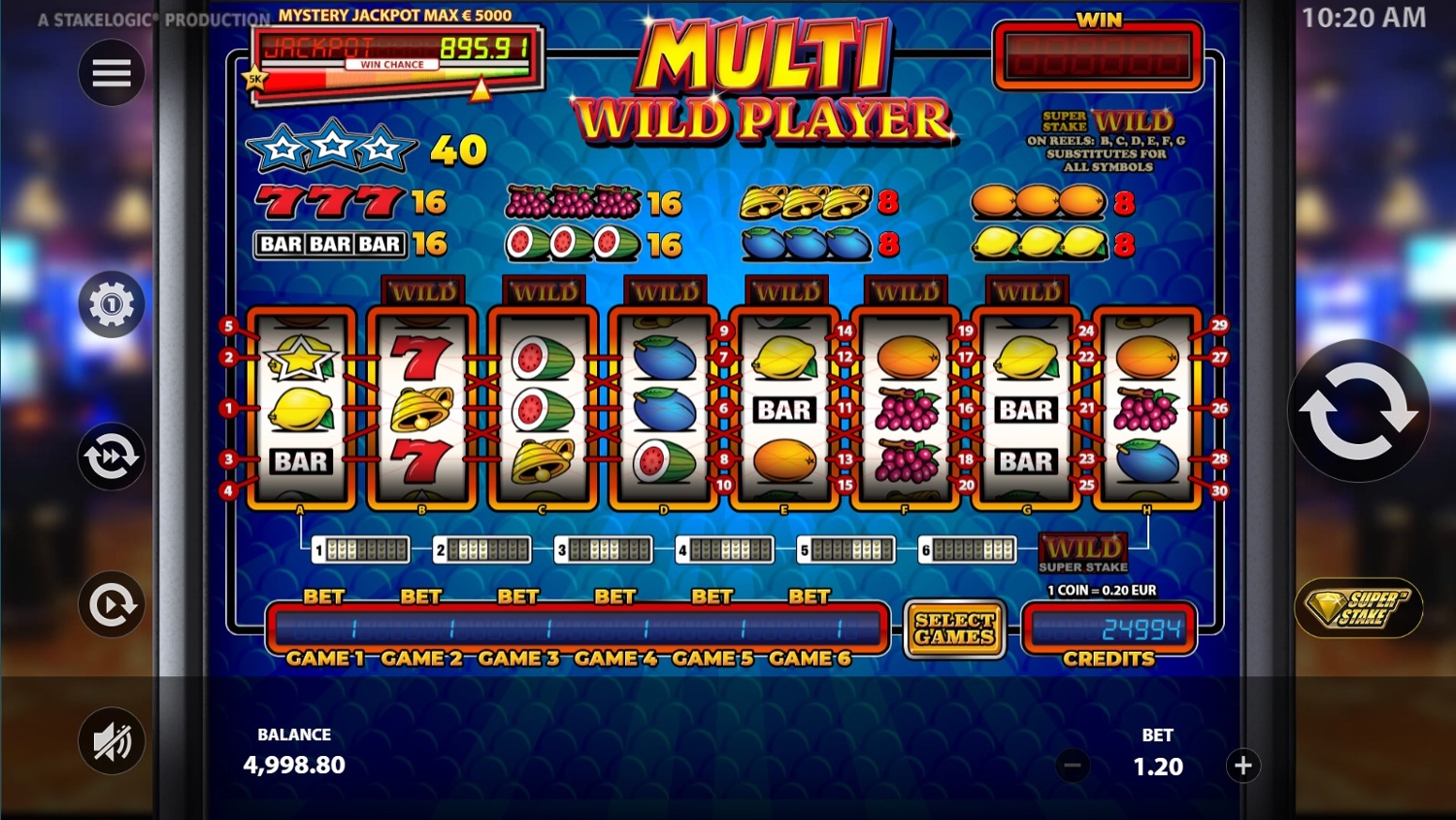 Multi Wild Player Slot Gameplay
