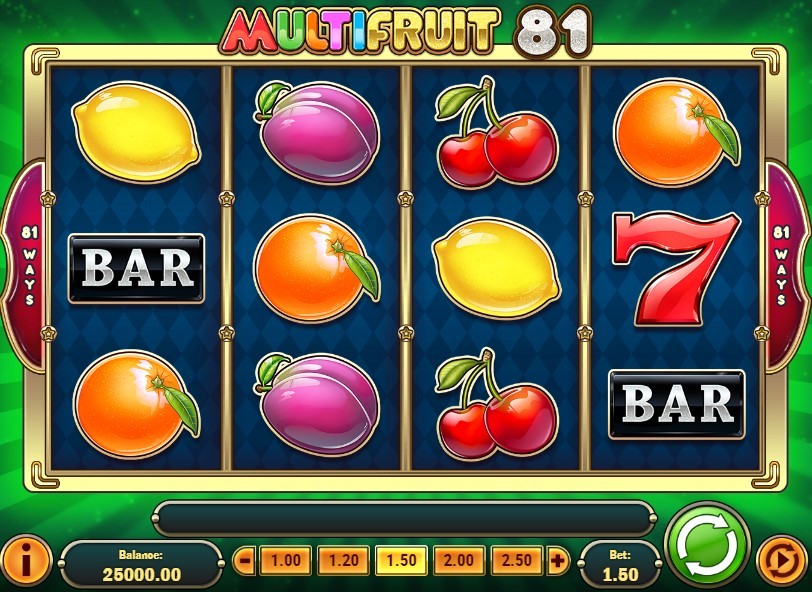 MultiFruit 81 Slot Gameplay