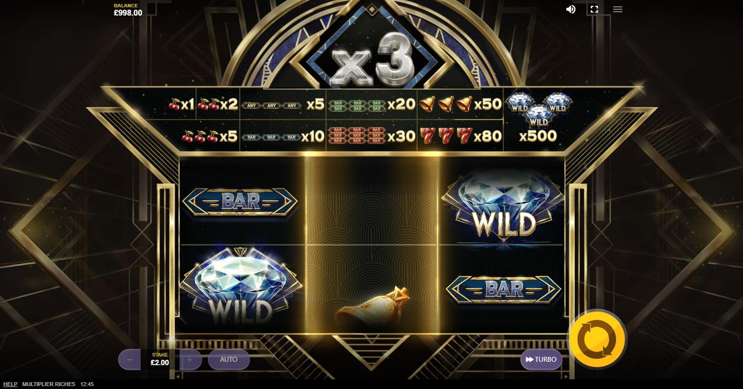 Multiplier Riches Slot Gameplay
