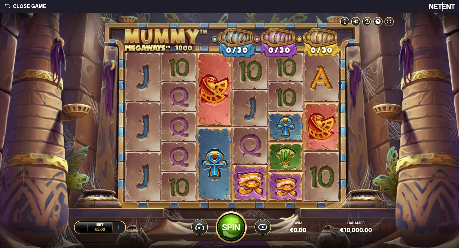 Mummy Megaways Slot Gameplay