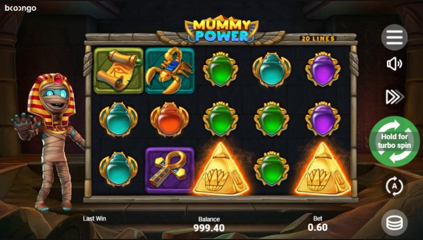 Mummy Power Slot Gameplay