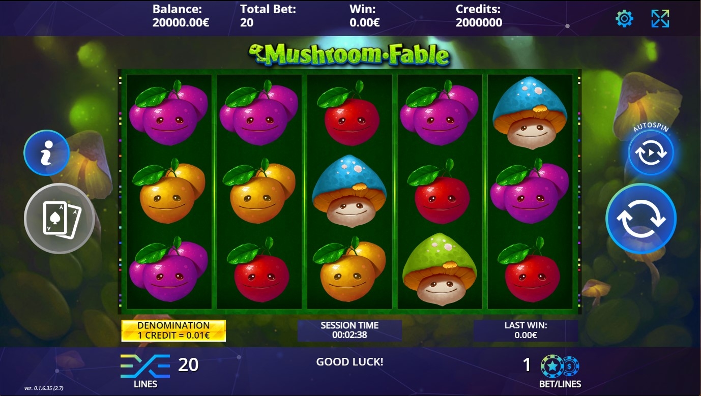 Mushroom Fable Slot Gameplay