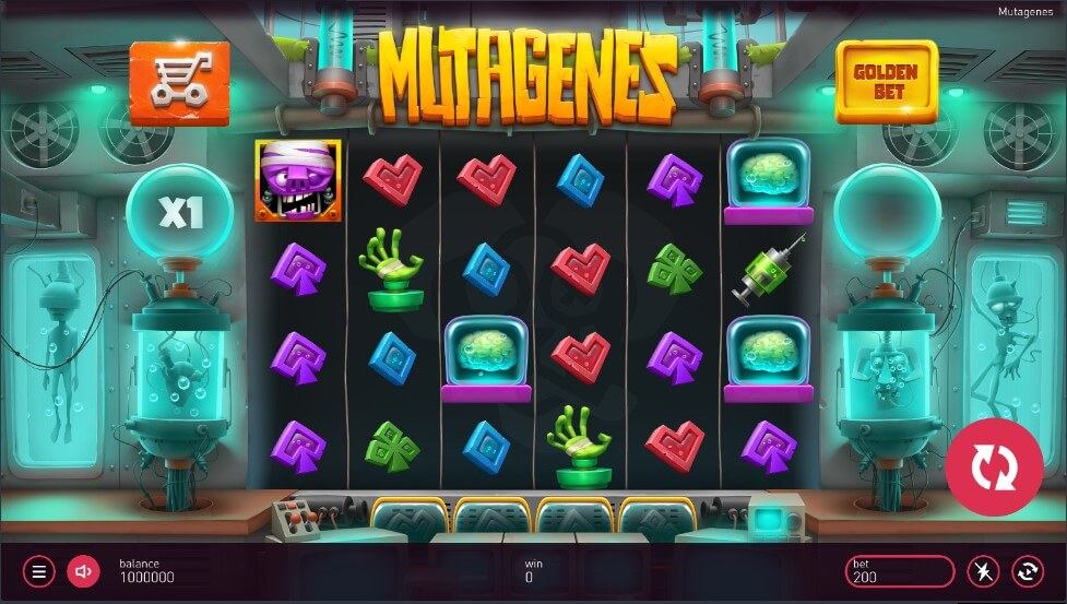 Mutagenes Slot Gameplay