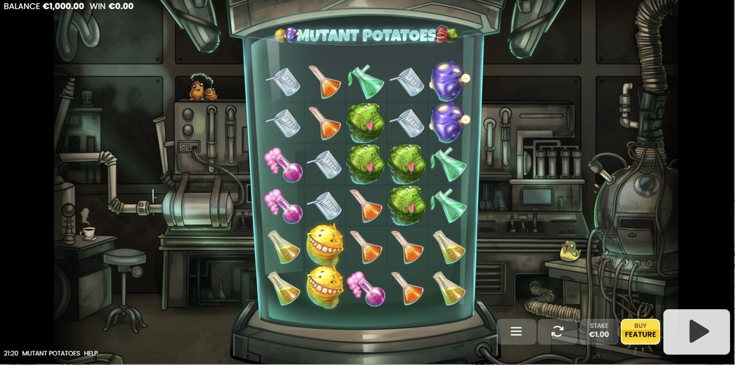 Mutant Potatoes Slot Gameplay