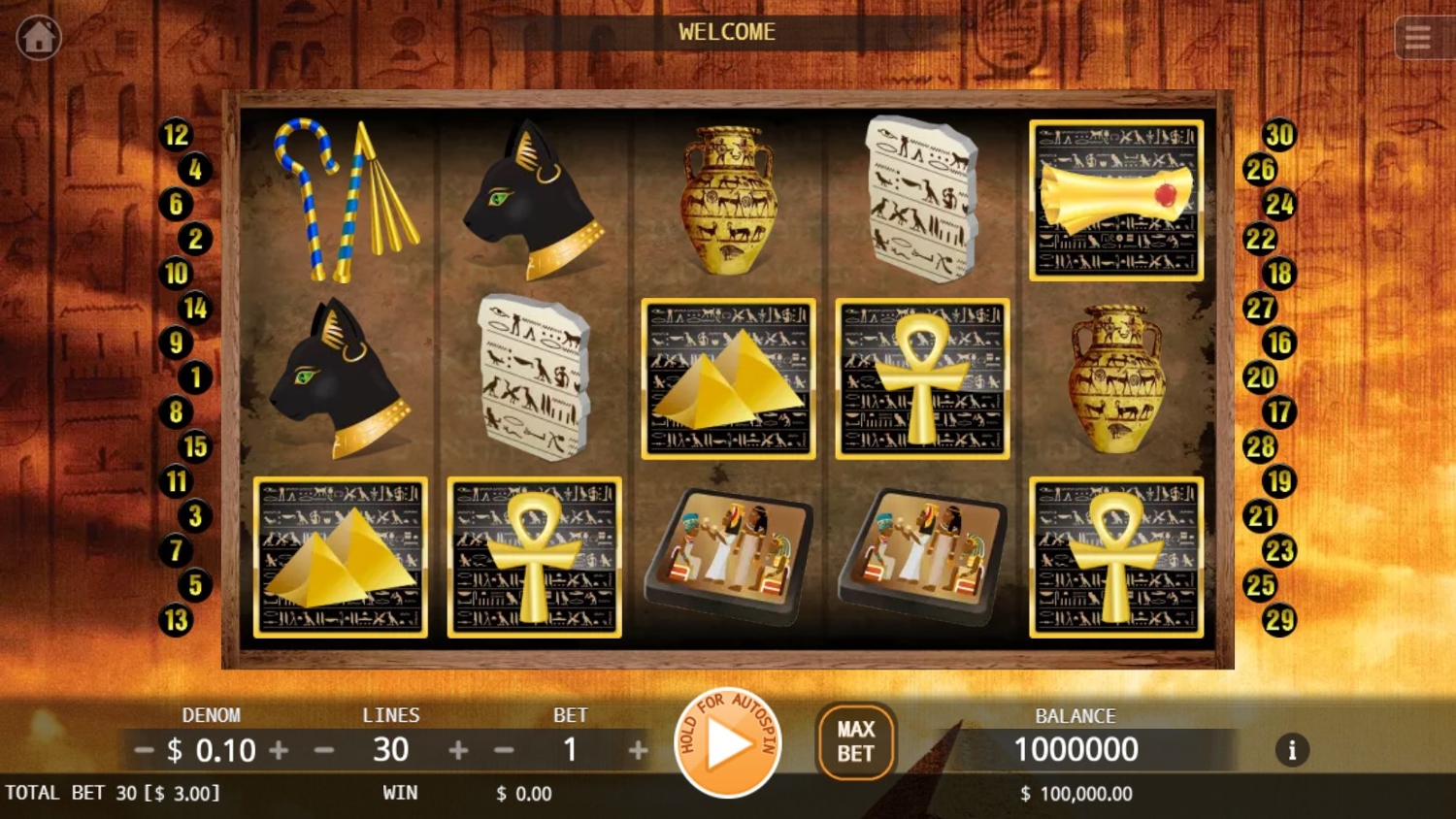 Mysterious Pyramid Slot Gameplay