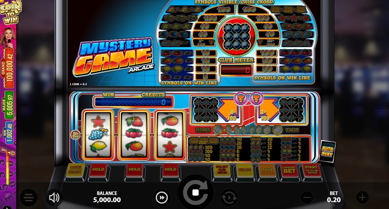 Mystery Game Arcade Slot Gameplay