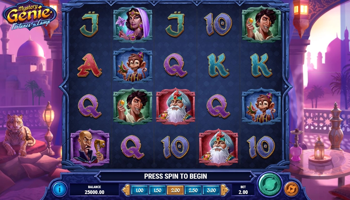 Mystery Genie Fortunes of the Lamp Slot Gameplay