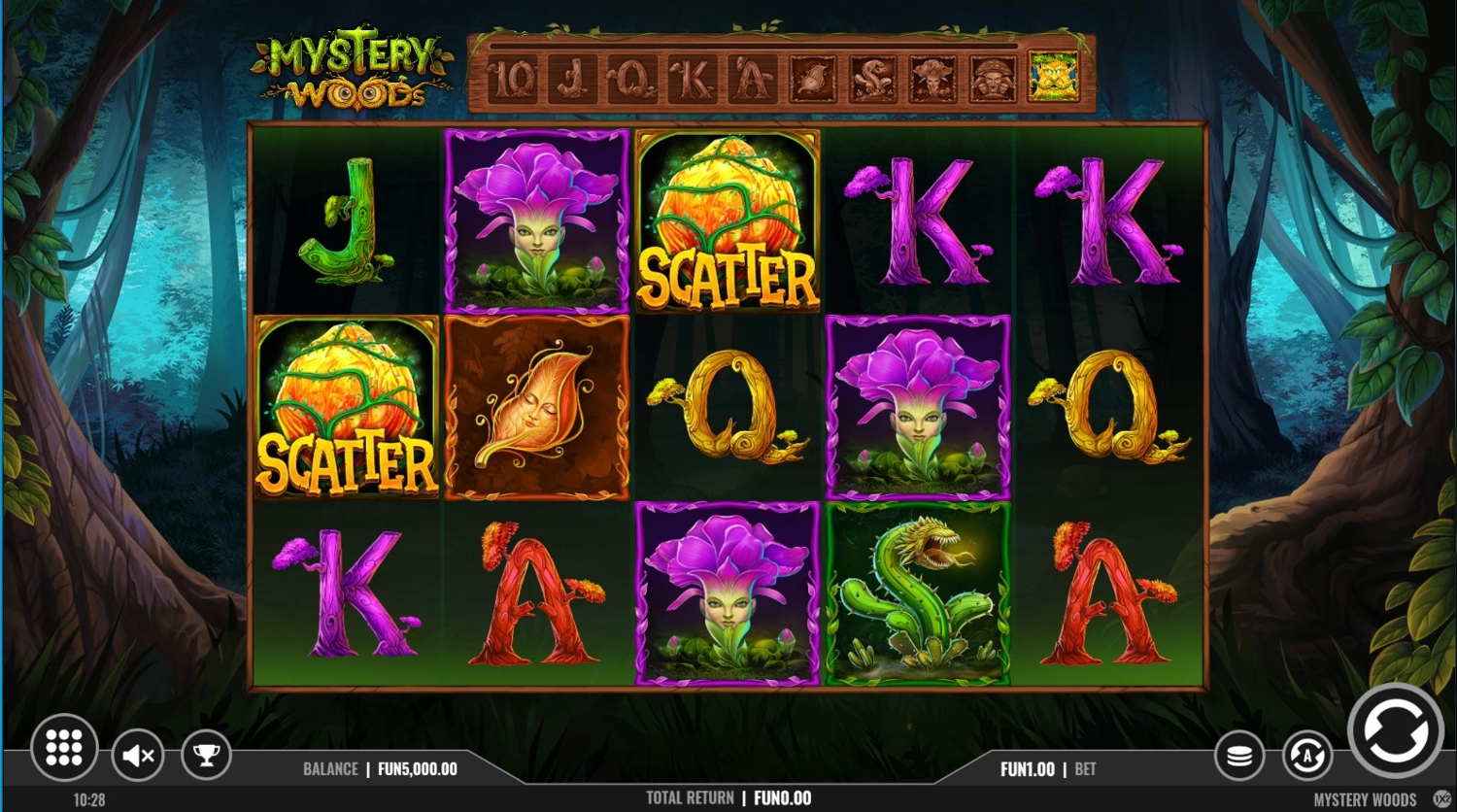 Mystery Woods Slot Gameplay