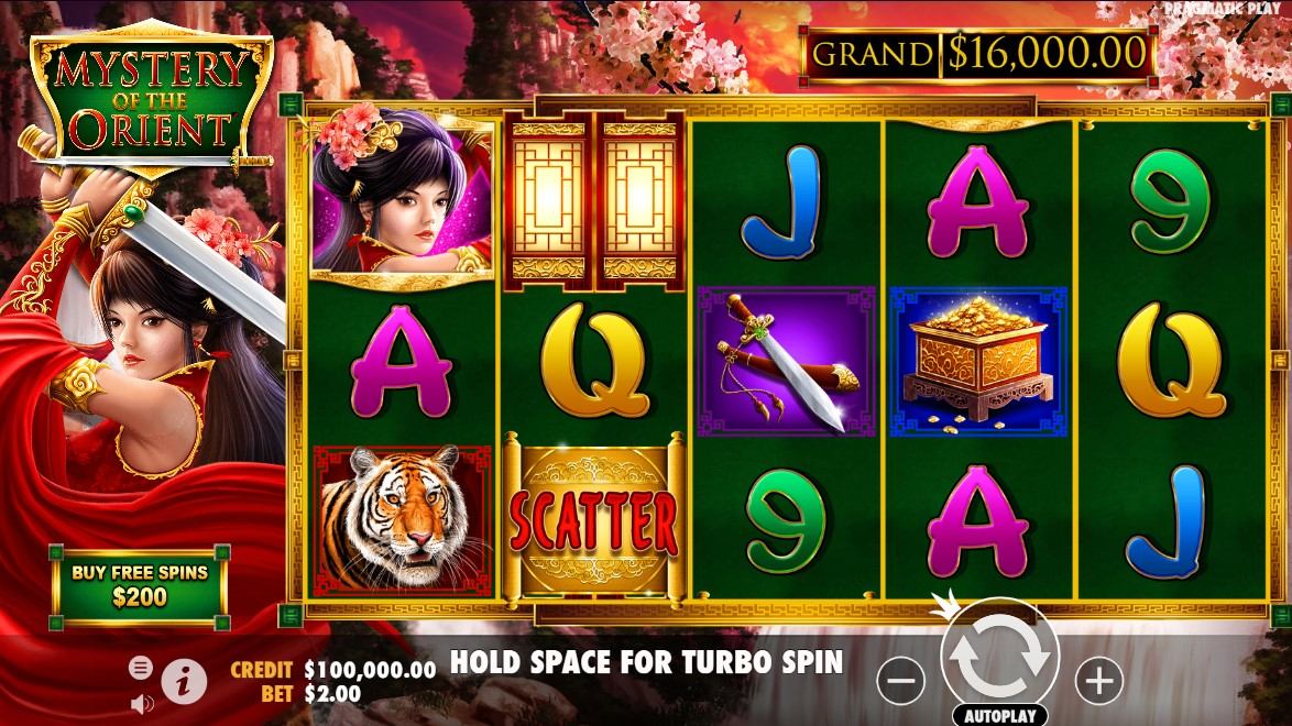 Mystery of the Orient Slot Gameplay