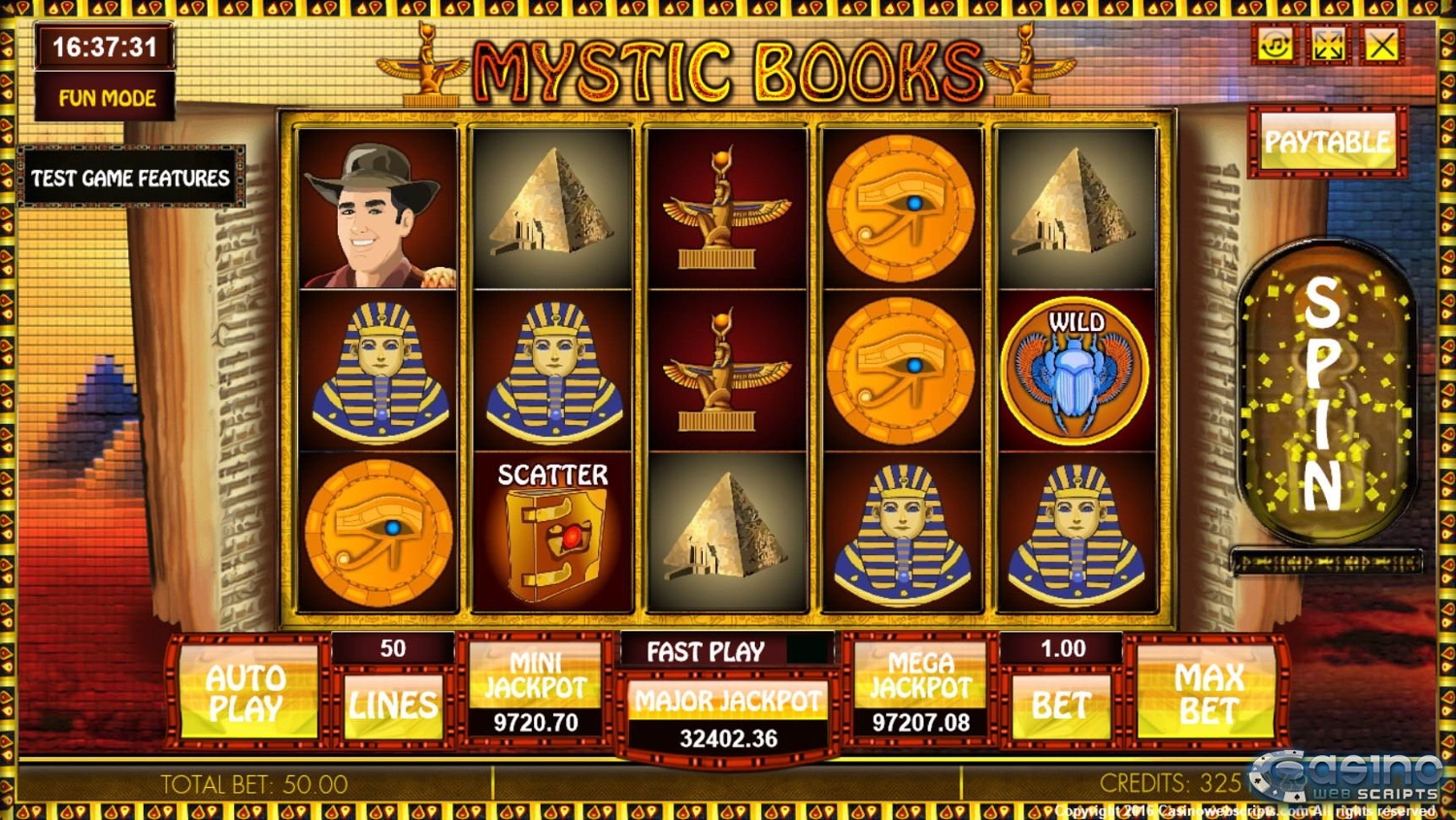 Mystic Books Slot Gameplay