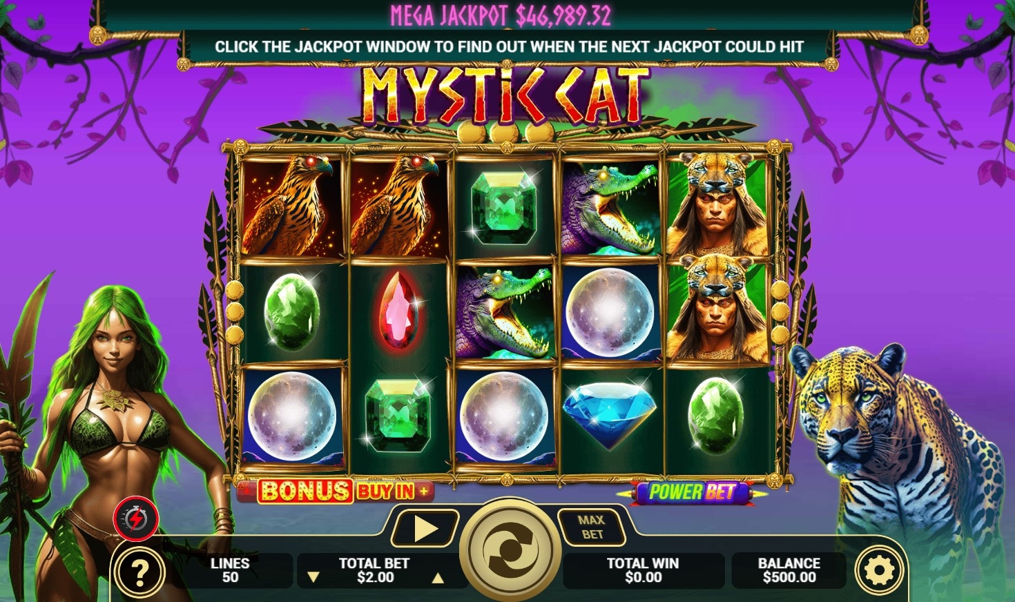 Mystic Cat Slot Gameplay