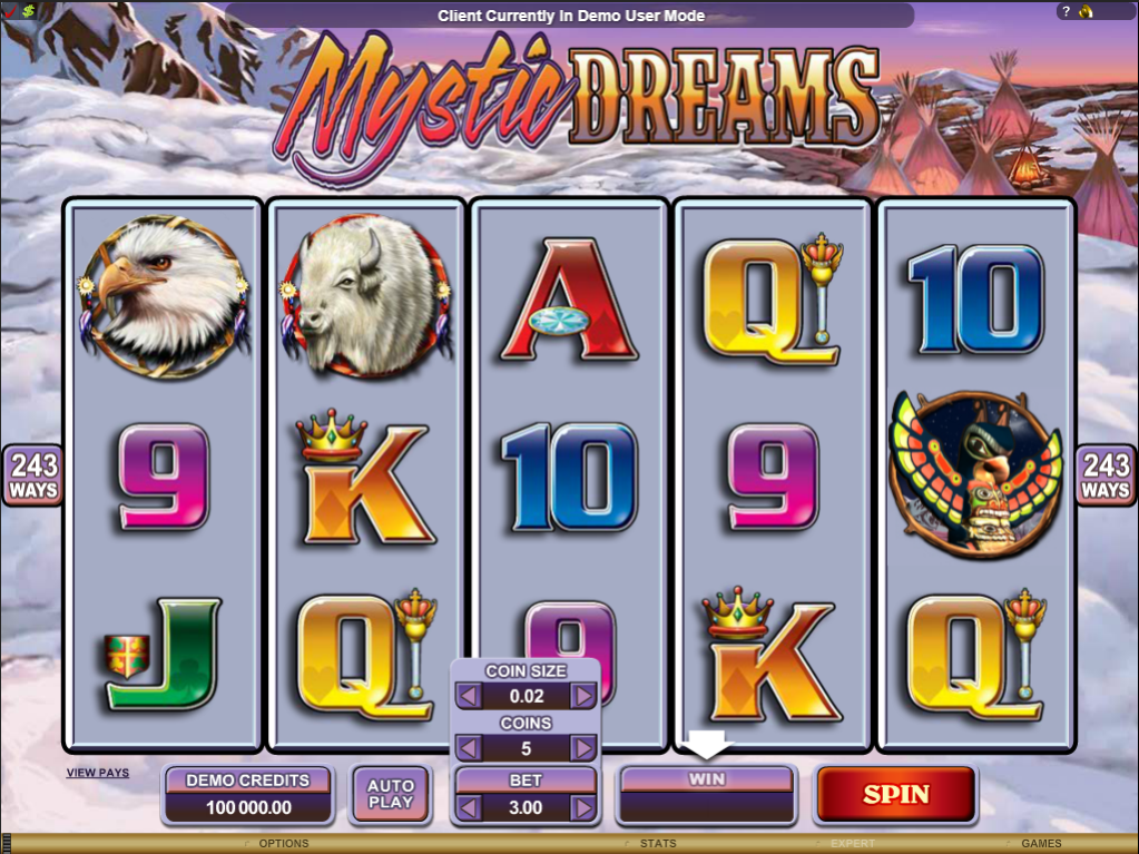 Mystic Dreams Slot Gameplay