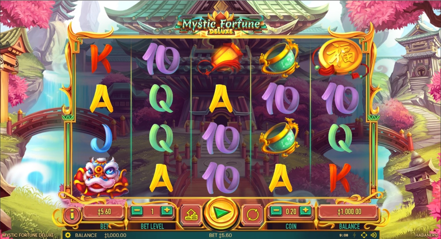 Mystic Fortune Deluxe Slot Gameplay