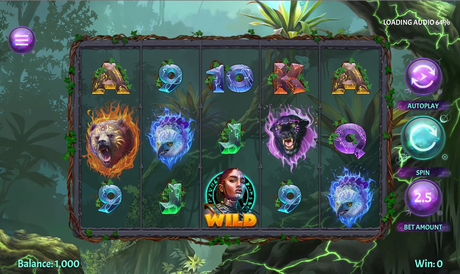 Mystic Wilds Slot Gameplay