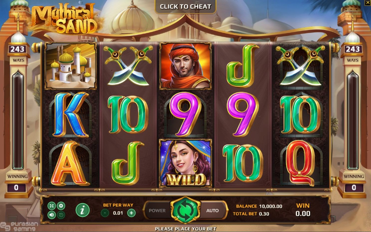 Mythical Sand Slot Gameplay