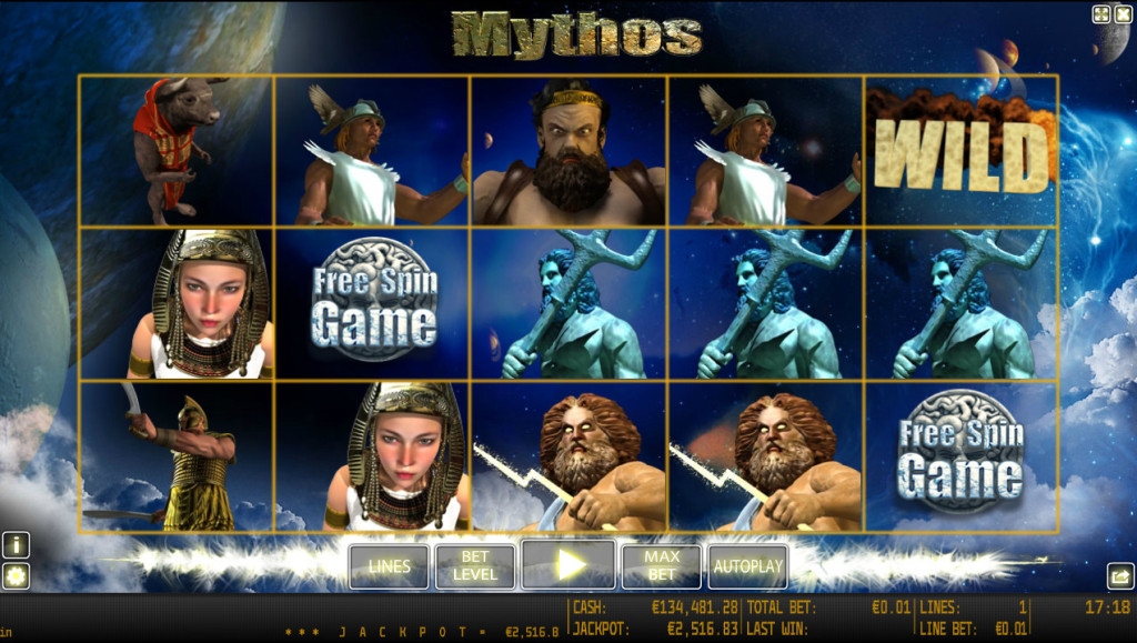 Mythos Slot Gameplay